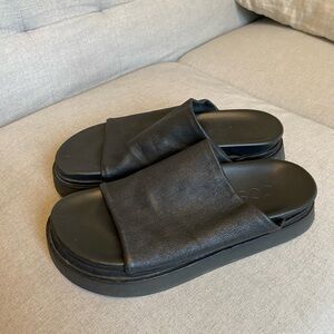 COS leather slides size 41